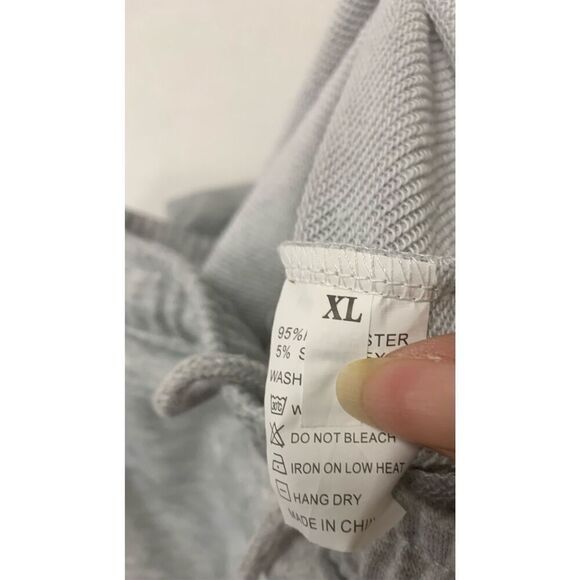 Gray Scrunched Detail Sweatpants - Picture 6 of 7